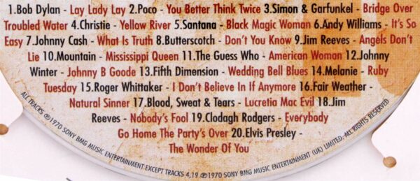 55th Anniversary Card with Original Hit Music of 1970. A Time to Remember, The Classic Years. - Image 2