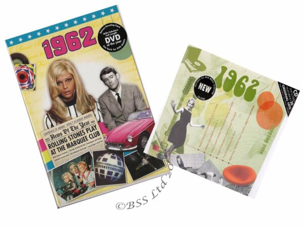 Combined CD & DVD Greeting Card Gift Set - 1962