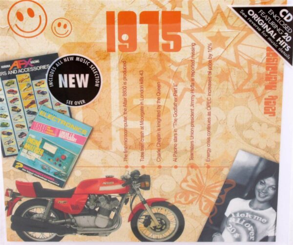 50th Anniversary Card with Original Hit Music of 1975. A Time to Remember, The Classic Years. - Image 5