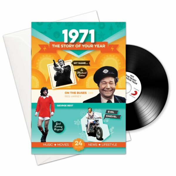 1971 The Story of Your Year 54th Anniversary Booklet CD and Music Download