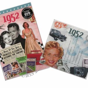 Combined CD & DVD Greeting Card Gift Set - 1952