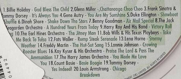 84th Anniversary Card with Original Hit Music of 1941. A Time to Remember, The Classic Years. - Image 3