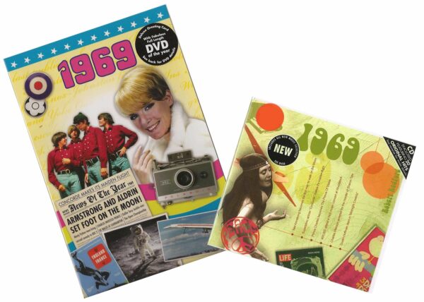 Combined CD & DVD Greeting Card Gift Set - 1969