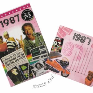 Combined CD & DVD Greeting Card Gift Set - 1987