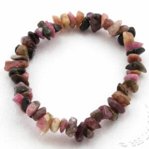 Multi-Coloured Tourmaline Chip Bracelet