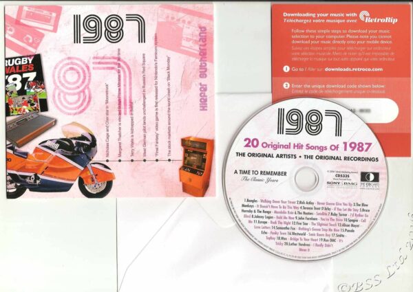 Original Hit Music of 1987. A Time to Remember, The Classic Years. Contents