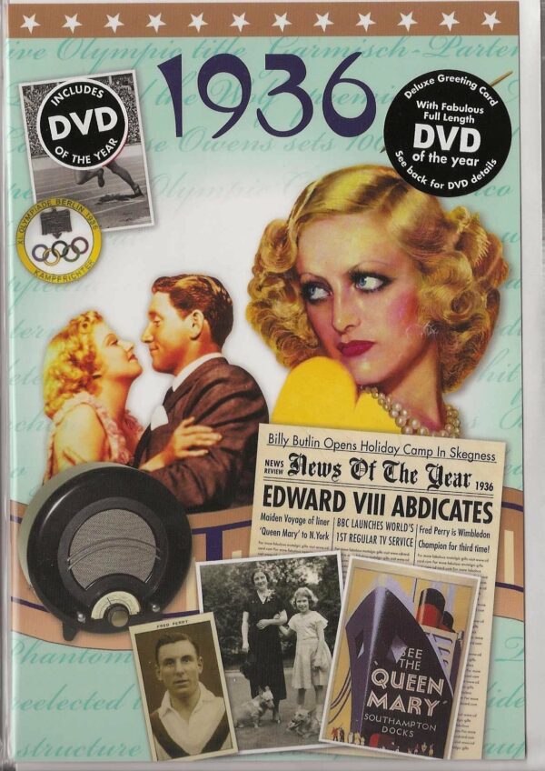 DVD Greeting Card, The Time of your Life -1936