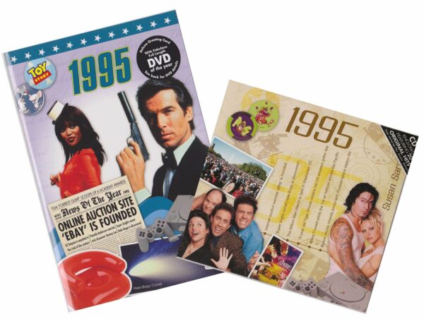Combined CD & DVD Greeting Card Gift Set - 1995