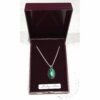 Malachite Oval Pendant - 13th Anniversary Gifts - Image 2