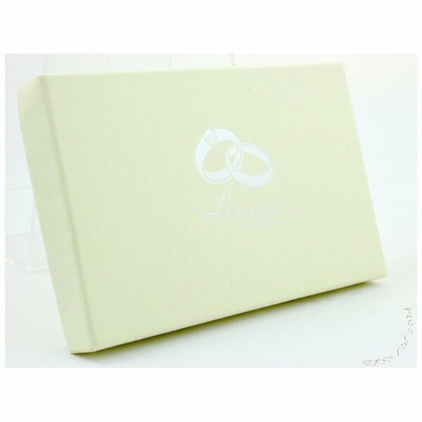 Mr & Mrs Silver plated Key ring gift set - Image 3