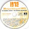 Original Hit Music of 1972. A Time to Remember, The Classic Years. CD