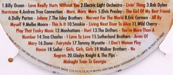 49th Anniversary Card with Original Hit Music of 1976. A Time to Remember, The Classic Years. - Image 2