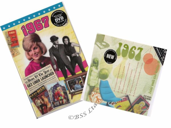 Combined CD & DVD Greeting Card Gift Set - 1967