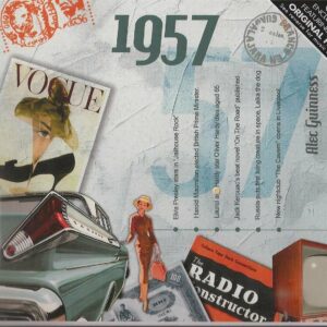 68th Anniversary Card with Original Hit Music of 1957. A Time to Remember, The Classic Years.