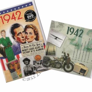 Combined CD & DVD Greeting Card Gift Set - 1942