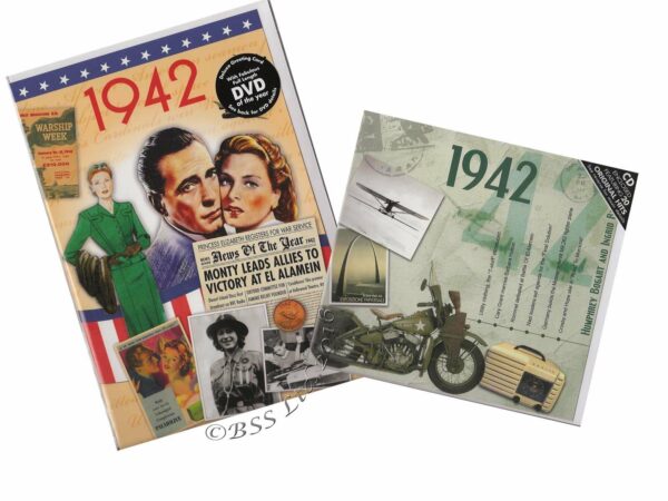 Combined CD & DVD Greeting Card Gift Set - 1942