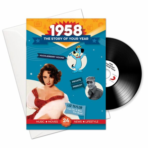 1958 The Story of Your Year 67th Anniversary Booklet CD and Music Download