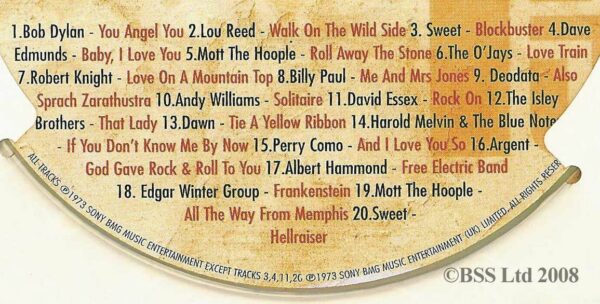 52nd Anniversary Card with Original Hit Music of 1973. A Time to Remember, The Classic Years. - Image 3