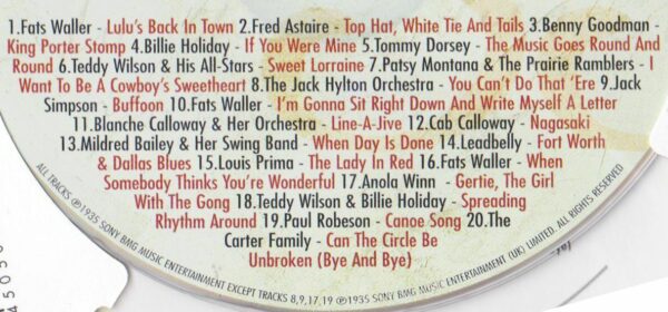 90th Anniversary Card with Original Hit Music of 1935. A Time to Remember, The Classic Years. - Image 3