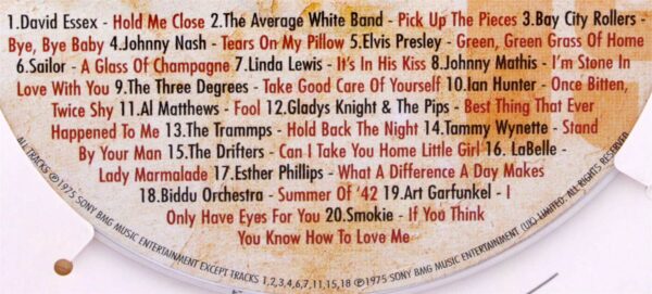 50th Anniversary Card with Original Hit Music of 1975. A Time to Remember, The Classic Years. - Image 4