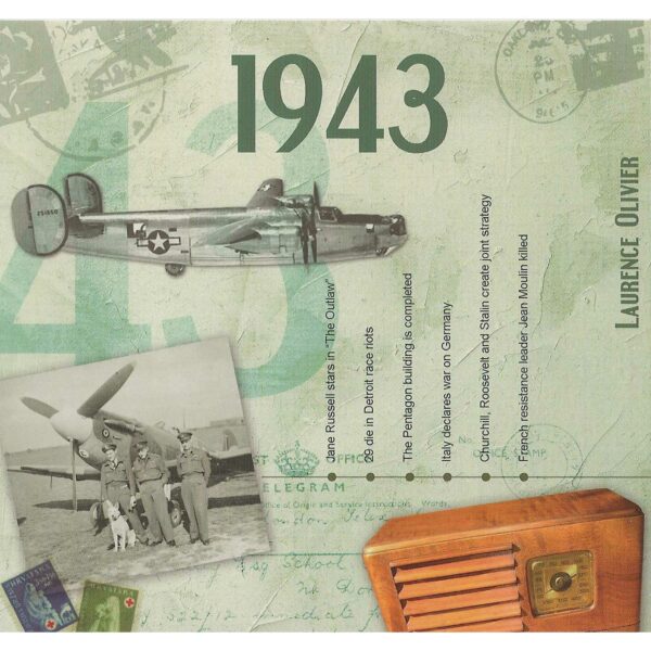 Combined CD & DVD Greeting Card Gift Set - 1943 - Image 3