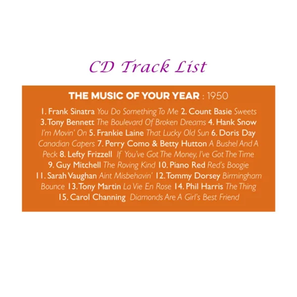 1950 The Story of Your Year 75th Anniversary Booklet CD and Music Download - Image 3