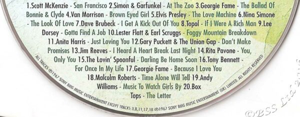 58th Anniversary Card with Original Hit Music of 1967. A Time to Remember, The Classic Years. - Image 2