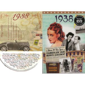 80th Anniversary or Birthday gifts CD & DVD ~ Revisit the Music and News of 1938 items view