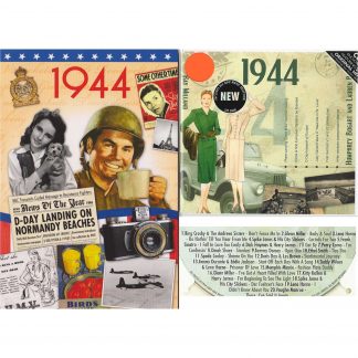 74th Anniversary or Birthday gifts CD & DVD ~ Revisit the Music and News of 1944