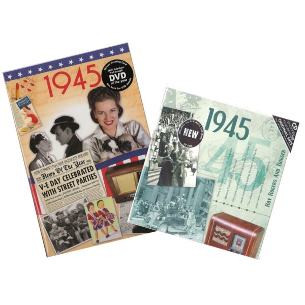 73rd Anniversary or Birthday gifts CD & DVD ~ Revisit the Music and News of 1945 items view