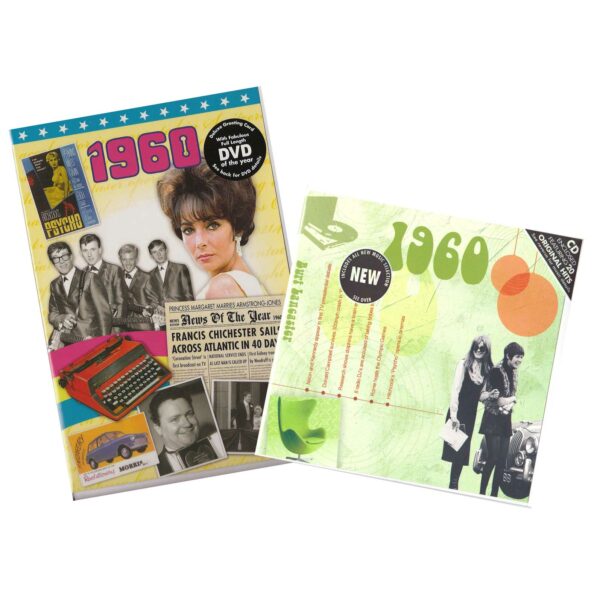 58th Anniversary or Birthday gifts CD & DVD ~ Revisit the Music and News of 1960 items view