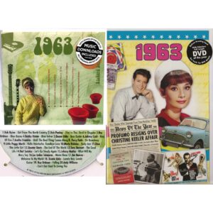 55th Anniversary or Birthday gifts CD & DVD ~ Revisit the Music and News of 1963 items view