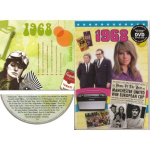 50th Anniversary or Birthday gifts CD & DVD ~ Revisit the Music and News of 1968 items view