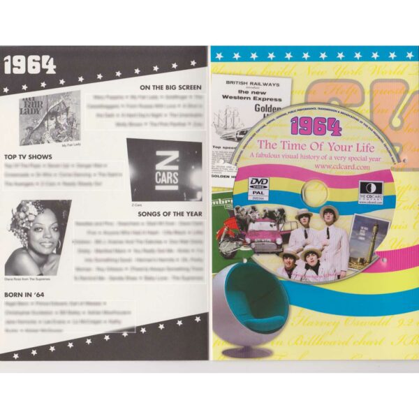 Combined CD & DVD Greeting Card Gift Set - 1964 - Image 2