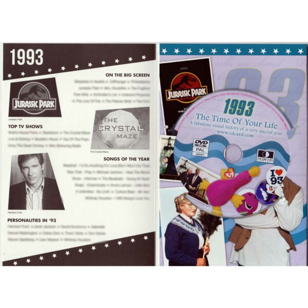 Combined CD & DVD Greeting Card Gift Set - 1993 - Image 2