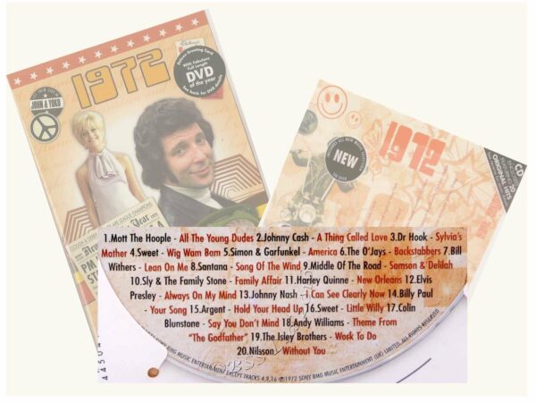 Combined CD & DVD Greeting Card Gift Set - 1972 - Image 2