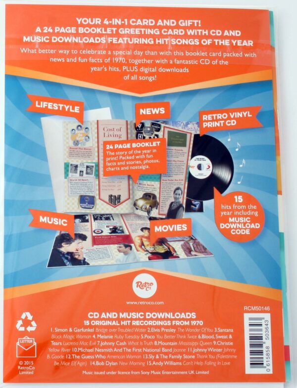 1970 The Story of Your Year 55th Anniversary Booklet CD and Music Download - Image 3