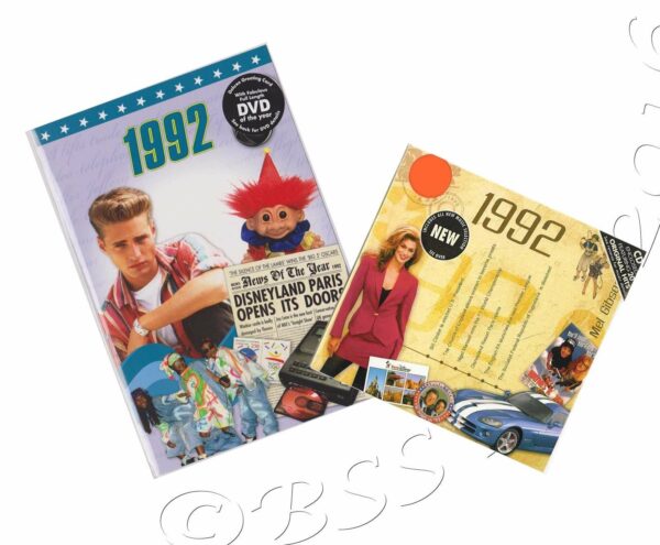 Combined CD & DVD Greeting Card Gift Set - 1992