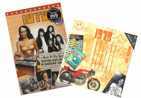 Combined CD & DVD Greeting Card Gift Set - 1975