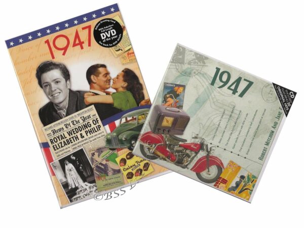 Combined CD & DVD Greeting Card Gift Set - 1947