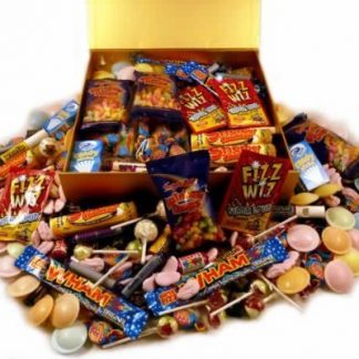 A Personalised Large Luxury Box of Retro Sweets