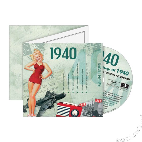 Combined CD & DVD Greeting Card Gift Set - 1940 - Image 3