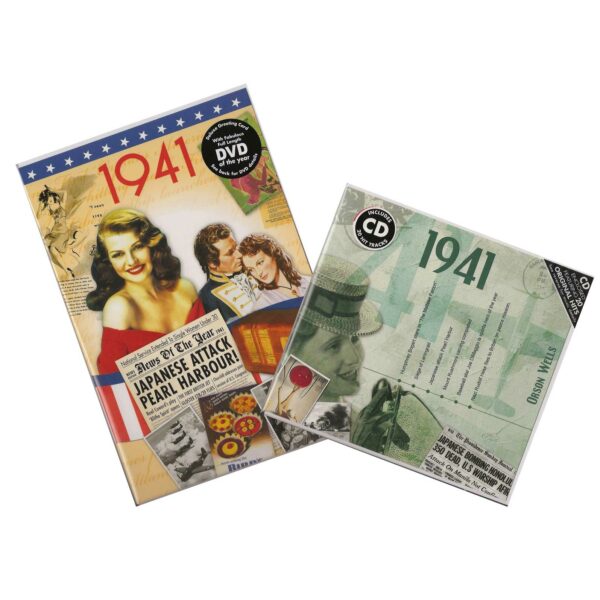 Combined CD & DVD Greeting Card Gift Set - 1941