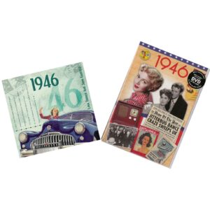 72nd Anniversary or Birthday gifts CD & DVD ~ Revisit the Music & News of 1946