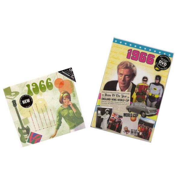 Combined CD & DVD Greeting Card Gift Set - 1966