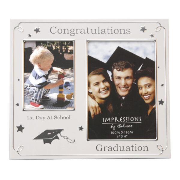 Impressions 2 Tone Graduation 1st Day School Photo Frame