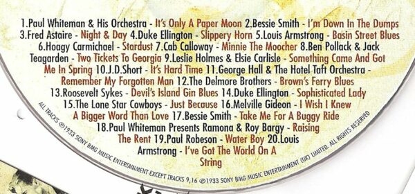 90th Anniversary or Birthday gifts CD & DVD ~ Revisit the Music & News of 1933 - Image 2