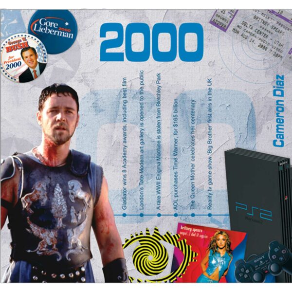 25th Anniversary Card with Original Hit Music of 2000. A Time to Remember, The Classic Years. - Image 3