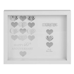 Diamond Wedding 60th Anniversary Box photo frame wb97260