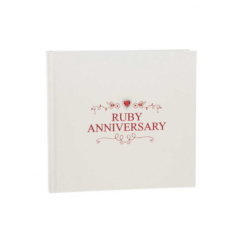 Large Ruby Anniversary Photo Album